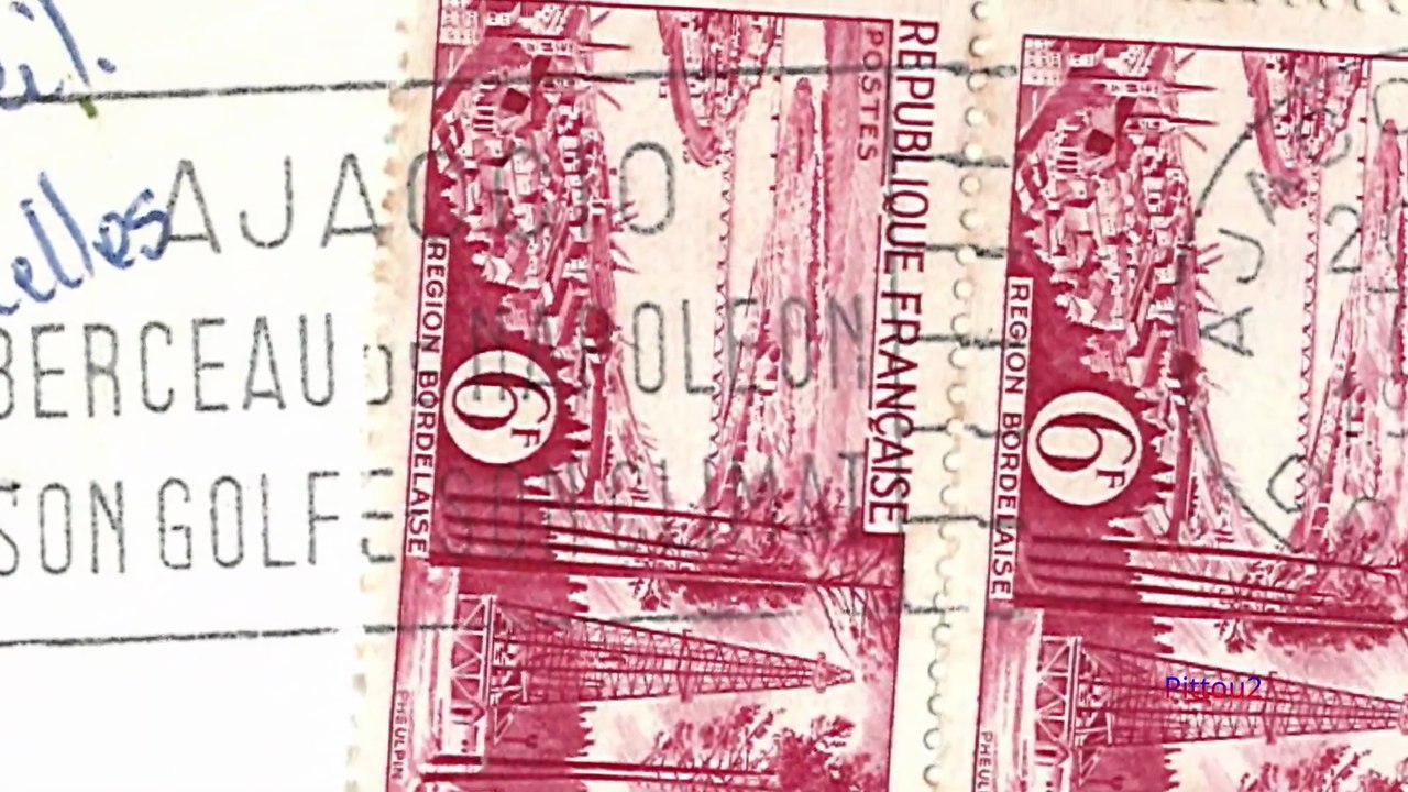 Tampons Postal & Cartes Postales Anciennes  - 08 Voyage en France & Plus