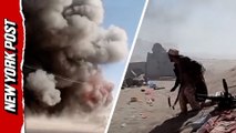 Eyewitness video reportedly shows Saudi Arabia pummeling Yemeni separatists with air strikes