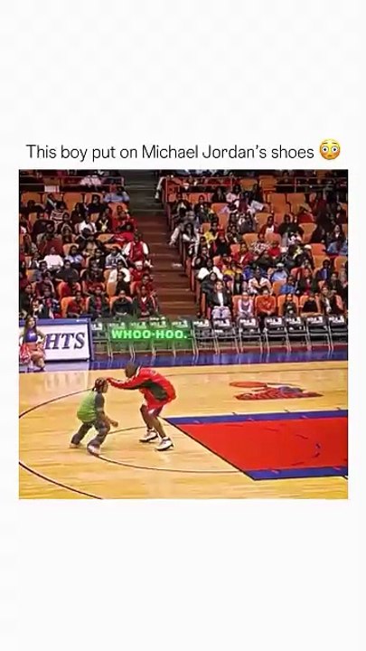 This boy put on Michael Jordon’s shoes 😳