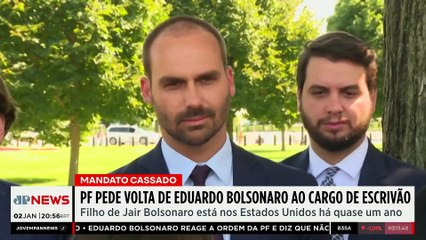 “Não posso voltar ao Brasil”, diz Eduardo Bolsonaro após decisão da PF