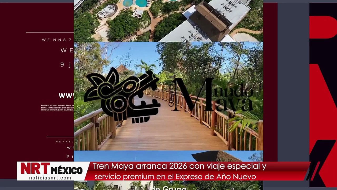 Tren Maya arranca 2026 con viaje especial y servicio premium en el Expreso de Año Nuevo