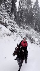 First Horse Ride of 2026 – Crazy Ride on Snow at -7°C