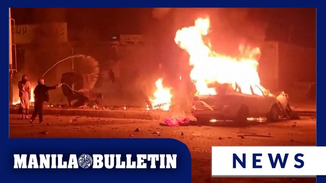 Vehicles on fire after reported Saudi strikes on area linked to separatists in southern Yemen