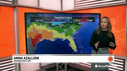 Thunderstorms rolling into the Southeast for the first weekend of