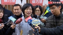 民進黨新北市長參選人蘇巧慧 赴深藍永和永安市場拜票
