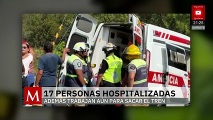 ¿Cuántas personas continúan hospitalizadas por el descarrilamiento del Tren Interoceánico?