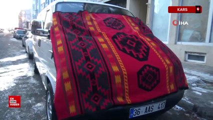 Kars buz tuttu: Termometreler eksi 28’i gösterdi