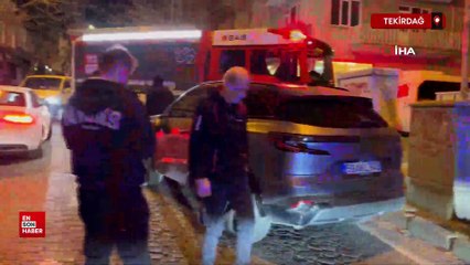 Tekirdağ'da kaza yapan sürücü aracını bırakıp kaçtı