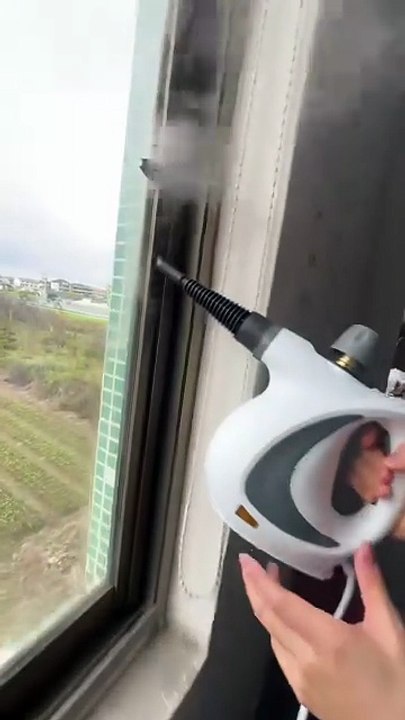 Pressurized handheld steam cleaner for home