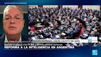 Pablo Farías: "Cualquier ley de seguridad o modificación debe pasar por el Congreso argentino"