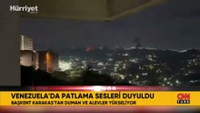 Venezuela'nın başkentinde patlama! Duman ve alevler yükseliyor
