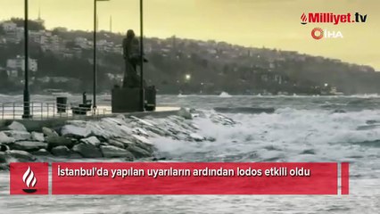 İstanbul'da lodos etkili oluyor