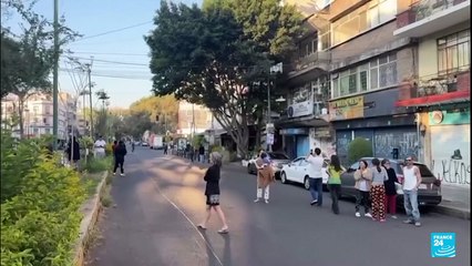 México: daños y pánico tras temblor de magnitud 6,5 a 35 kilómetros de profundidad
