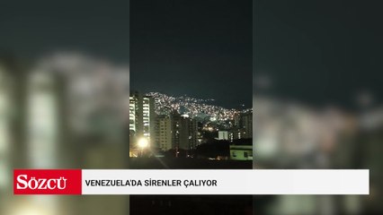 Venezuela'da sirenler çalıyor