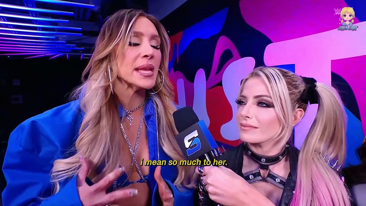 charlotte flair & alexa bliss in a nutshell...