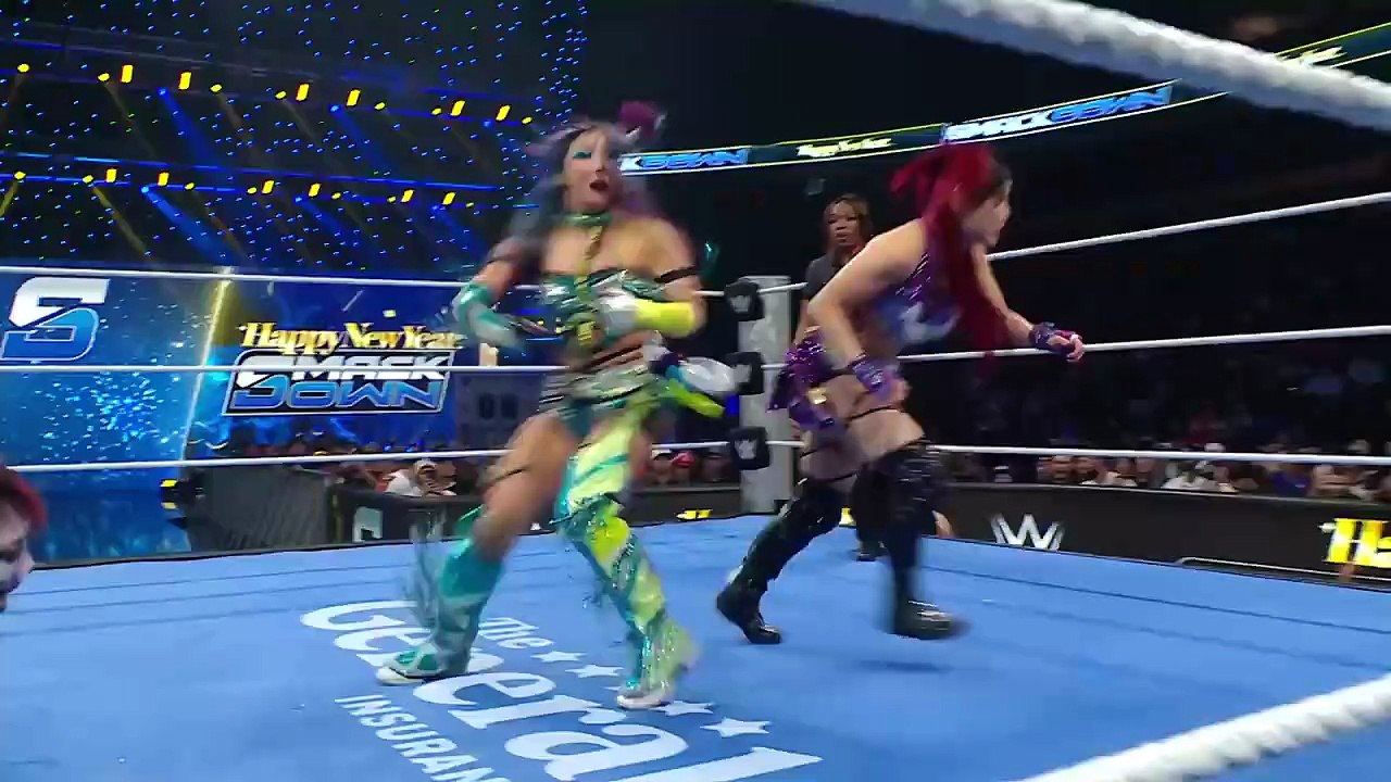 WWE SMACKDAWN 2 JANUARY 2026 RHEA RIPLEY & IYO SKY & CHARLOTTE FLAIR & ALEXA BLISS FULL MATCH