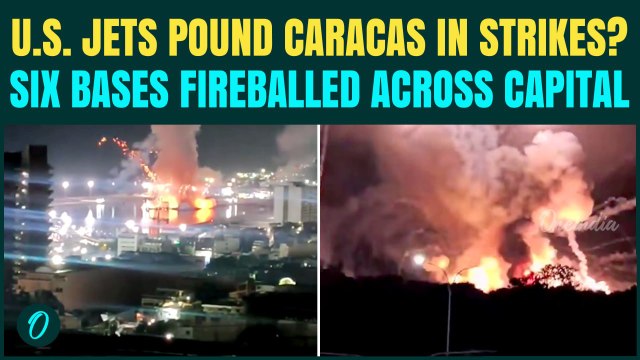 US-Venezuela BREAKING: U.S Forces Rain BOMBS on Venezuela’s Naval and Air Bases in Overnight Strikes