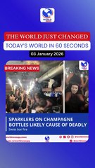 Sparklers on champagne bottles likely cause of deadly Swiss bar fire