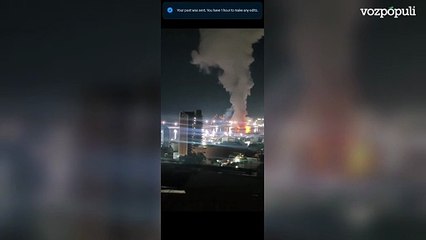 Imágenes de las explosiones en Caracas y helicópteros sobrevolando la ciudad