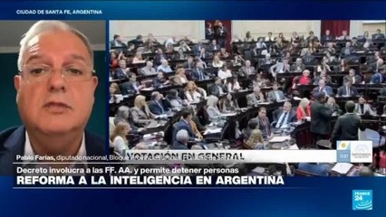 Pablo Farías: "Cualquier ley de seguridad o modificación debe pasar por el Congreso argentino"