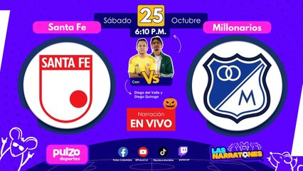🔴 EN VIVO: Santa Fe vs. Millonarios – Clásico Capitalino | Pulzo Deportes
