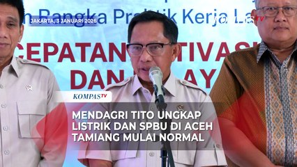 Mendagri Tito Ungkap Listrik dan SPBU di Aceh Tamiang Sudah Mulai Normal