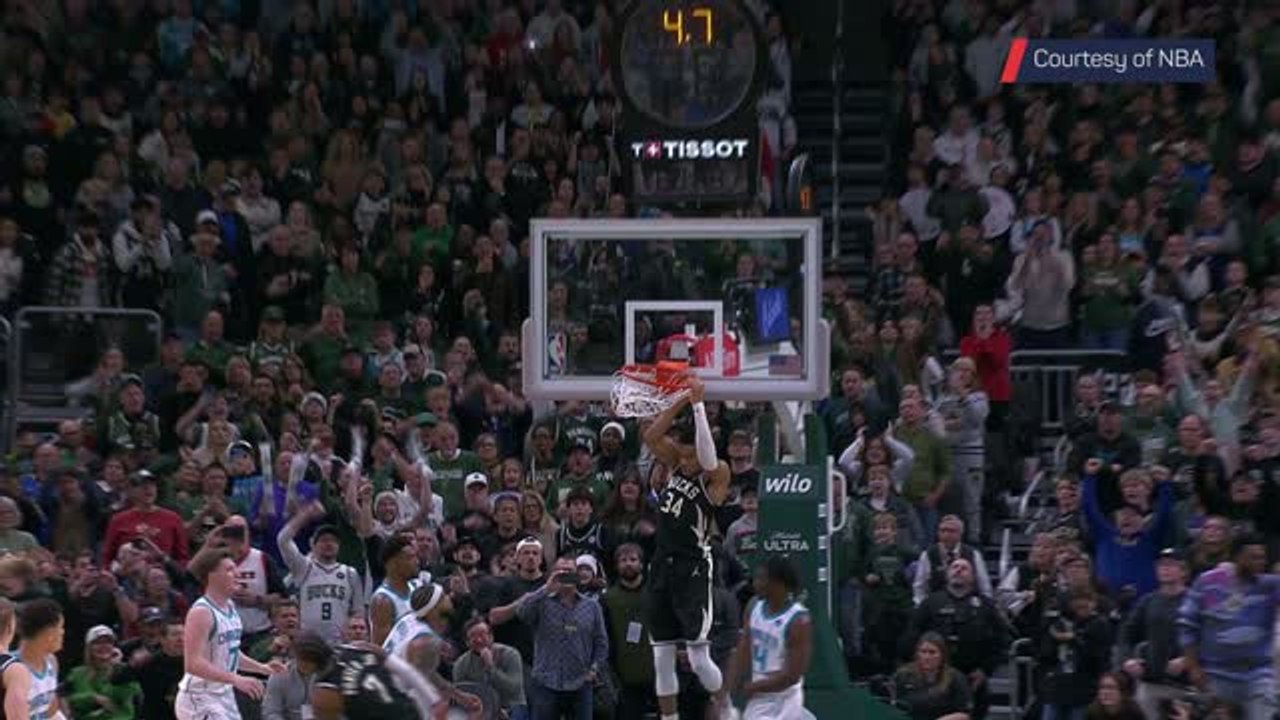 Giannis alley-oop wins it for the Bucks