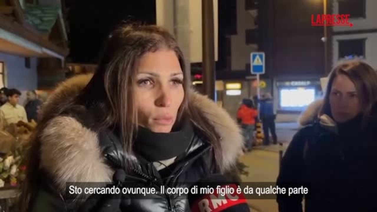 La disperazione della mamma di un disperso a Crans Montana: «Voglio sapere dove si trova mio figlio e stare al suo fianco»
