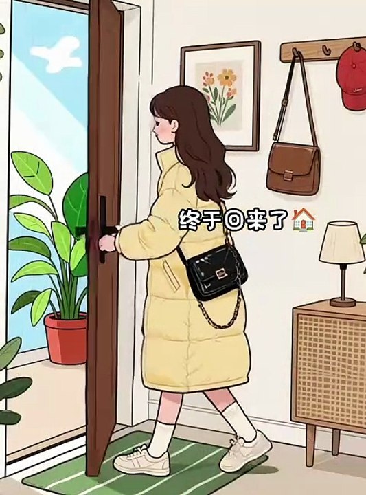 A day for a girl living alone