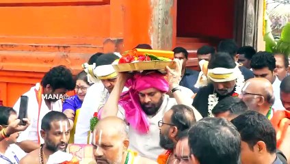 Deputy CM Pawan Kalyan Visits Kondagattu Anjaneya Swamy Temple