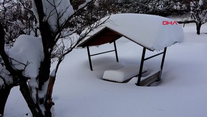 Bitlis'te yağış durdu; termometreler eksi 17 dereceyi gördü