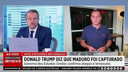 Trump diz que Maduro foi capturado após ataque dos EUA à Venezuela