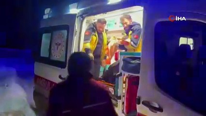 Patnos’ta kar engeline rağmen 40 günlük bebek kurtarıldı