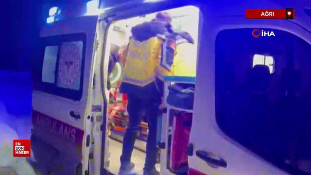 Ağrı Patnos’ta kar engeline rağmen 40 günlük bebek kurtarıldı