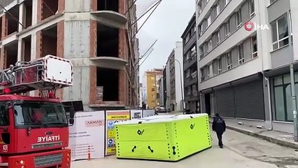 Eskişehir’de panik anları: İnşaatın 8’inci katından atlamaya çalıştı