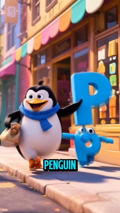 Letter P song | Pinguin Peanut Peacock