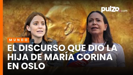 Hija de María Corina Machado recibe el Nobel de la Paz 2025 en su nombre: lo que pasó en Oslo