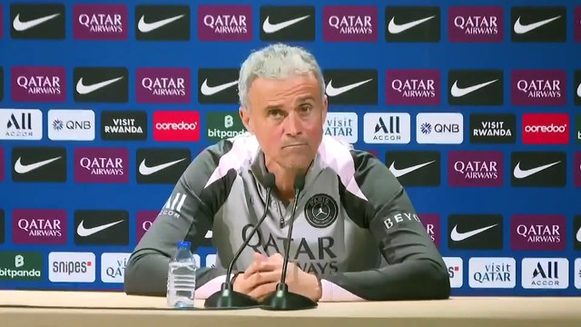 Luis Enrique (PSG) : « On est conscients de la qualité de Lens » - Foot - Ligue 1 - PSG