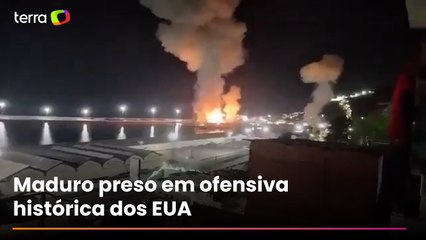 Nicolás Maduro é capturado pelos Estados Unidos em bombardeio à Venezuela