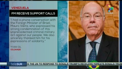 Govt. of Brazil expresses its solidarity with Venezuela