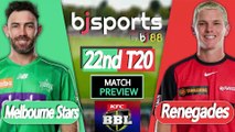 BBL 2025-26 | Melbourne Renegades vs Melbourne Stars 22nd T20 Match Preview |