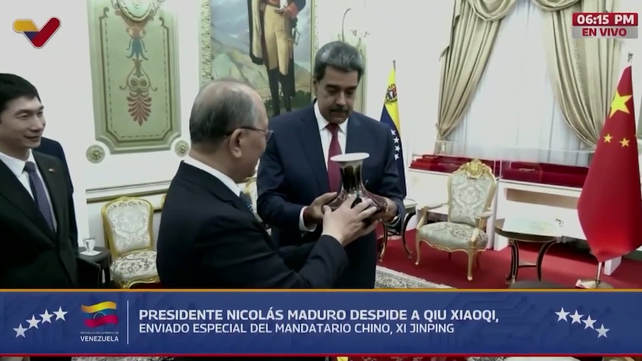 Última aparición pública de Maduro: reunión con China antes del ataque de EE.UU.