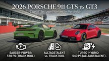 2026 Porsche 911 GTS vs GT3: Turbo-Hybrid gegen Sauger-Power