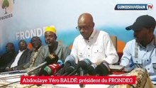 Abdoulaye Yéro BALDÉ conteste les résultats de l’élection présidentielle