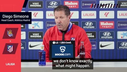 'Atletico have a plan' - Simeone on January transfer window