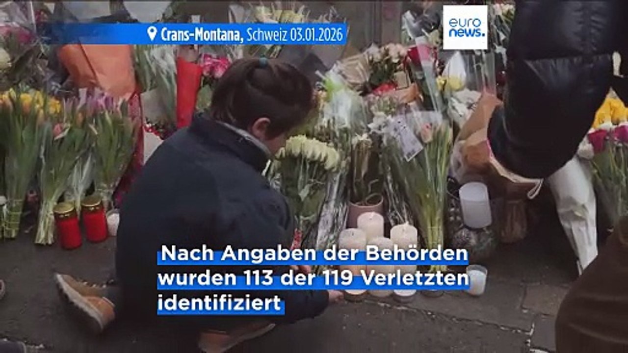 Brand in Crans-Montana: Erste Todesopfer identifiziert