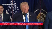 Donald Trump : «Nous allons diriger ce pays jusqu'à une transition juste et judicieuse»