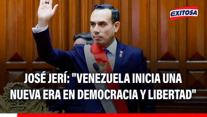 José Jerí sobre captura de Nicolás Maduro: "Venezuela inicia una nueva era en democracia y libertad"