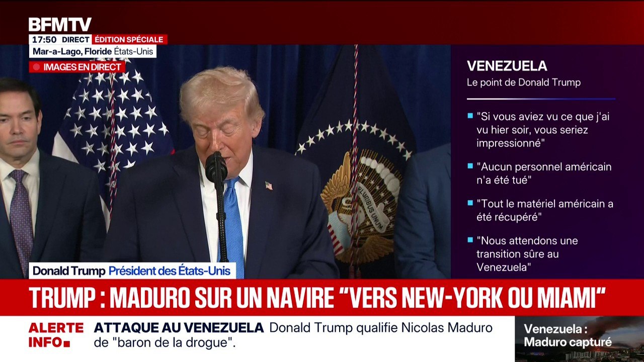 Capture de Nicolas Maduro: "Ce qui est arrivé à...
