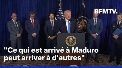 Capture de Nicolás Maduro: le point presse en intégralité de Donald Trump